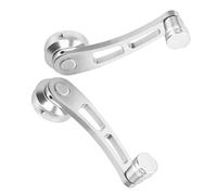 Sensitive 2 pezzi in lega di velluto per classi di classi per il canone della corte (argento)