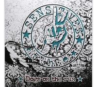 SENSITIVES - DOGS ON RUN YELLOW W/ BLACK'N'WHITE SPLATTER VINYL - Vi - K72z