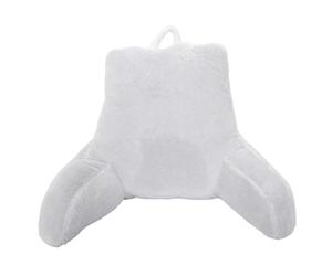 SENSLY Cuscino da lettura lombare 86 cm grigio bianco