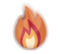 SENSLY, SB0132, Elegante Stufa a Fiamma, Prestazioni efficienti, facilità d'uso, Sicurezza ottimale, Risparmio energetico - Misura 8, Colore Arancione, Giallo