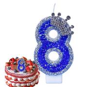 Senso avanzato di forma 3D della paraffina dei numeri delle di compleanno di scintillio