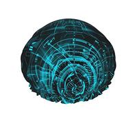 Senso della scienza e della tecnologia Riutilizzabile Impermeabile Lavabile Regolabile Adatto a donne Tutte le lunghezze di capelli Cuffia da a