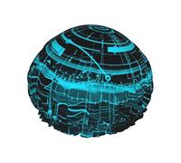 Senso della scienza e della tecnologia Riutilizzabile Impermeabile Lavabile Regolabile Adatto a donne Tutte le lunghezze di capelli Cuffia da a