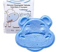 Senso Naturale Doccia Shampoo Solido per Bambini con Olio di Cocco, Olio di Mandorla, Amido di Riso Bio e Vitamina E, Idrata la Pelle e Districa i Capelli, Ideale per Uso Quotidiano, 100% Naturale