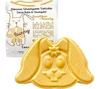 Senso Naturale Doccia Shampoo Solido per Bambini con Olio di Cocco, Olio di Mandorla, Amido di Riso Bio e Vitamina E, Idrata la Pelle e Districa i Capelli, Ideale per Uso Quotidiano, 100% Naturale