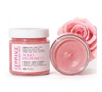 Senso Naturale Gommage Esfoliante Viso e Corpo Idratante con Acido Ialuronico, Scrub Delicato con Olio di Macadamia, Rosa, Zucchero di Barbabietola e Perle di Jojoba | 100% Naturale e Vegano