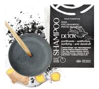 Senso Naturale Shampoo Solido Capelli Grassi Detox, Antiforfora e Dermatite Seborroica con Carbone Vegetale, Tea Tree, Zenzero, Olio di Cocco | 100% Ecologico e Vegano | PH 4.5-5.0 (3)