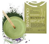 Senso Naturale Shampoo Solido Capelli Ricci Rigenerante e Anticrespo con Spirulina, Fieno Greco e Argilla Verde | 100% Ecologico e Naturale | PH 4.5-5.5