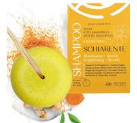 Senso Naturale Shampoo Solido Illuminante, Shampoo Schiarente per Capelli Spenti, Equilibratore per Riflessi Dorati Luminosi con Camomilla, Curcuma, Limone | 100% Ecologico e Vegano | PH 4.5-5.5 (3)