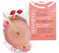 Senso Naturale Shampoo Solido Nutriente Capelli Secchi e Danneggiati Riparatore Doppie Punte con Rosa Canina, Argilla Rosa, Ylang Ylang | 100% Ecologico e Vegano | PH 4.5-5.5 (1)