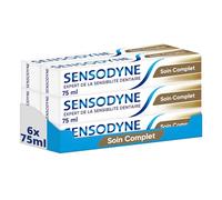 Sensodyne Dentifricio Cura Completa, Azione Sensibilità 24H, Per Proteggere i Denti Sensibili, Confezione da 6 x 75 ml