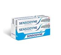 Sensodyne Dentifricio sbiancante cura bianchezza, protezione completa 24 ore contro la sensibilità dentale con azione bianchezza, confezione da 6 x 75 ml