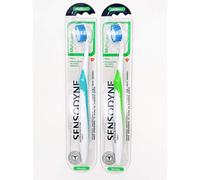 Sensodyne MULTICARE - Spazzolino da denti medio, 2 pezzi, colori assortiti