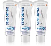 Sensodyne Rapid Cool Mint dentifricio al fluoro per denti sensibili 3x75 ml