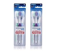 Sensodyne Sensitive Spazzolino per denti sensibili, con setole morbide, 3 pezzi (2 confezioni).