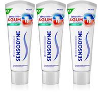Sensodyne Sensitivity & Gum dentifricio per denti sensibili Mint 3x75 ml