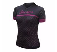 SENSOR CYKLO TOUR maglia da donna a pois neri Saldi S