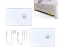 Sensor Stair - PC, 3.74x2.56x0.67in Stair Light LED Motion Sensor | Rechargeable And Magnetic Warm Night Stairs Lamp, Indoor Stairs Lighting For Bathroom, Hallway, Kitchen, Cabinets, Front Door