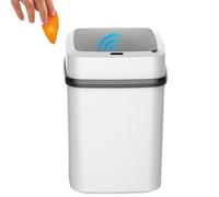 Sensor Trash Bin For Bedroom - Sensor Touchless Garbage Cans | Smart Trash Can | 13L Large Wastebasket Electric Trash Can, Dustbin Smart For Bedroom Bathroom | Alta qualità Wear-resistant ABS Material