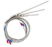 Sensore a molla a compressione termocoppia M8 tipo KJ PT100, sensore di temperatura 0-400 ℃, 1 pezzo(3,0 m tipo PT100,200mm)