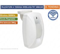 SENSORE A TENDA TENDINA WIRELESS 868 MHz PET IMMUNE ANTIFURTO