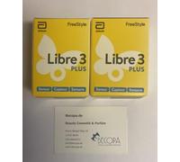 Sensore Abbott FreeStyle Libre 3 Plus, sistema di monitoraggio del glucosio, durata d'uso 15 giorni, confezione da 3 pz.
