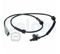 Sensore ABS Posteriore Delphi Per Citroen Berlingo C4 Peugeot 5008 Partner
