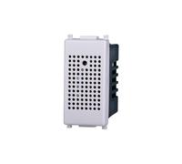 Sensore Acustico 220V Timer Colore BIANCO Compatibile Con Vimar Plana