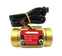 Sensore Ad Effetto Hall Misuratore Di Portata Misuratore Di Portata Contatore 1-30L/min G3/4 "Filettatura Maschio Sensore Di Flusso D'acqua In Ottone For Distributore Di Acqua