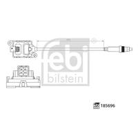 FEBI BILSTEIN 185696 Sensore- NOx, Iniezione urea per MERCEDES-BENZ