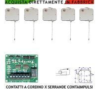 Sensore Antifurto Tapparella 5 Sintap Scheda Conta Imp Contatto Cordino Serrande