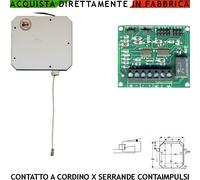 Sensore Antifurto Tapparella Switchallarm Cordino Serrande Elaboratore Conta Imp