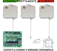 Sensore Antifurto Tapparelle Sintap 3 Contatti Cordino Serrande Scheda Conta Imp