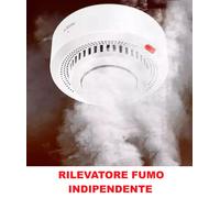 ✅SENSORE ANTINCENDIO RILEVATORE FUMO INDIPENDENTE ALLARME CON SEGNALE ACUSTICO