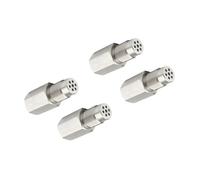 Sensore carburante aria ossigeno Adattatore distanziatore sensore 4 pezzi per spia di controllo motore, mini catalizzatore CEL, adattatore distanziatore sensore O2 M18X1,5