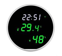 Sensore climatico interno con display a specchio Reporting in tempo reale e opzione di calibrazione manuale in APP mobile