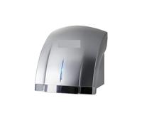 Sensore compatto elettrico for asciuga mani commerciale, asciuga mani automatico Tergicristallo ad alta velocità 1800 W for il bagno,Asciugatura rapida(Silver hand dryer)