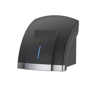 Sensore compatto elettrico for asciuga mani commerciale, asciuga mani automatico Tergicristallo ad alta velocità 1800 W for il bagno,Asciugatura rapida(Black hand dryer)