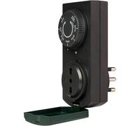 POLY POOL - PP1410 Presa Elettrica con Sensore Crepuscolare - Timer Presa Elettrica con 4 Intervalli e Funzione Programmabile Tramonto-Alba - Presa Con Timer per Esterno