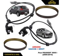 Sensore Destinazione ABS Abr Esp Ruota Posteriore SX E Dx per Peugot 3008 4545K8