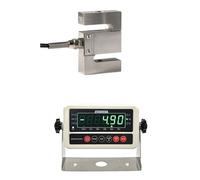 Sensore di cella di carico di tipo S con strumento di bilancia elettronica 6 indicatori digitali pressione di prova e tensione 5 kg 10 kg(200KG)