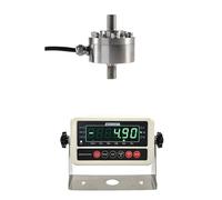 Sensore di cella di carico micro con display indicatore Strumento di bilancia elettronica, pressione di prova e compressione 50 kg 100 kg 200 kg(50KG)