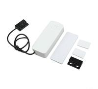 Sensore di contatto magnetico per porte e finestre WiFi compatibile con Tuya e per app Smart Life - Interruttore di sicurezza wireless per casa, garage, magazzino - ABS bianco