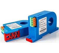 Sensore di corrente 0-100A 0-200A 0-300A Da 0-400A a 4-20mA 0-10V 0-5V Trasduttore di corrente relè RS485 Trasmettitore di corrente CA CC