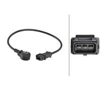 Sensore di detonazione rettangolare 6PG 013 114-451 HELLA per RENAULT FIAT OPEL