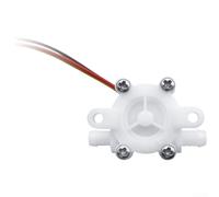 Sensore di flusso d'acqua a 2 scomparti, compatibile con bidet intelligente per WC, 0,4-2 l/min, DC 3 V-24 V, ABS per uso alimentare, alta precisione