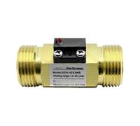 Sensore di flusso d'acqua in ottone ad alta precisione tipo, doppio dente esterno, connettore da 3/4 pollice(SEN-HZ43WB-45)