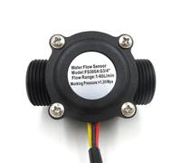 Sensore di flusso dell'acqua DC 5-18V da 3/4 di pollice, controllo dell'acqua, flusso del liquido 1-60 l/min, interruttore del sensore 2,0 MPa, 1 pezzo