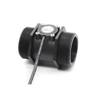 Sensore di flusso di misurazione dell'uscita di impulso NPN del contatore for acqua della turbina di corridoio di plastica YF-DN50 di 3.5-24Vdc G2"