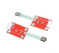 Sensore di forza a film sottile, 2 pezzi, 0-5 kg, alternativa per Arduino - modulo di pressione resistiva flessibile per elettronica intelligente auto 3,3-5 V DC (verde)